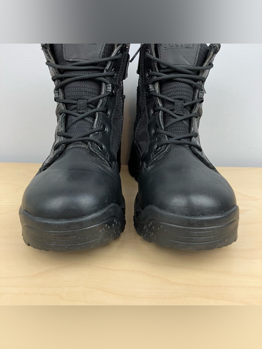 5.11 Tactical Men’s Size 9.5 ATAC 2.0 6” Side Zip Black Tactical Work Boots - Picture 5 of 12